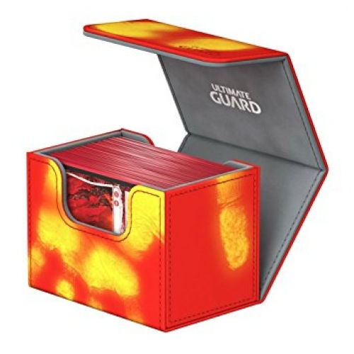 Ultimate Guard - Deck Case 80+ Sidewinder Chromiaskin - Red (FADED)
