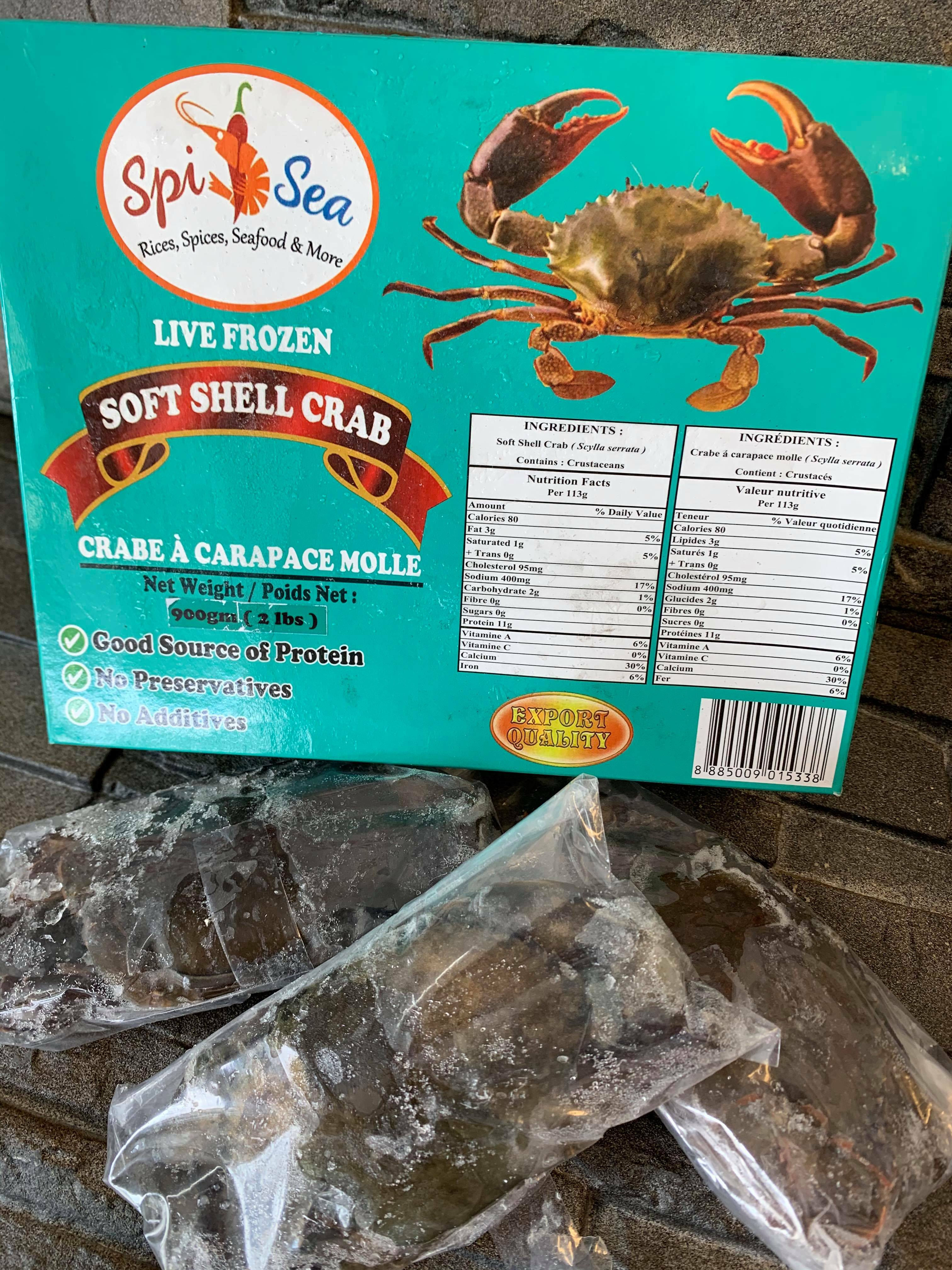 Crabe a carapace molle