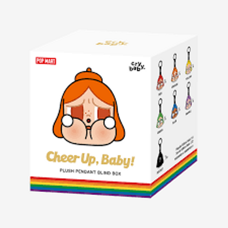 Official Pop Mart CRYBABY Cheer Up Plush keychain Pendant blind box