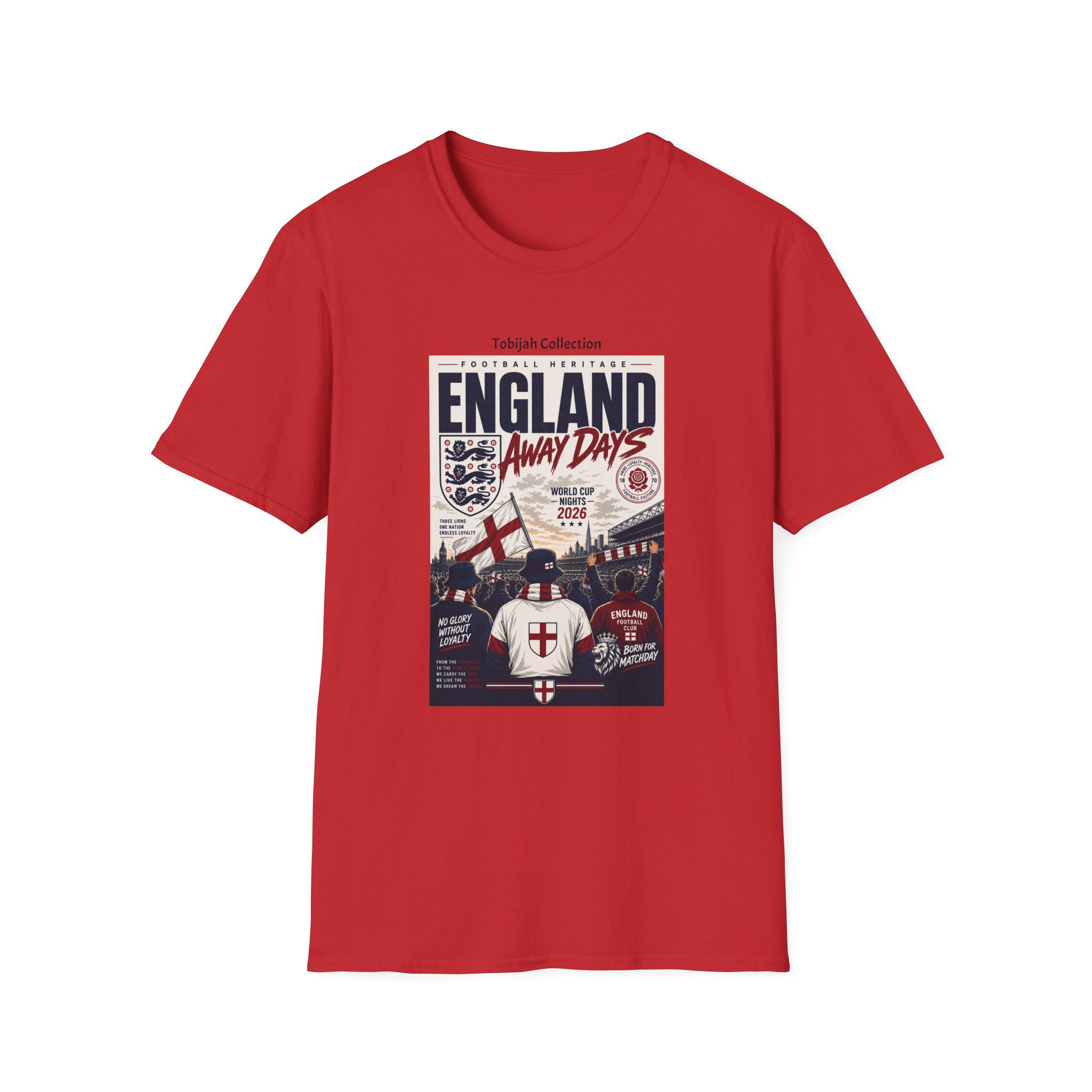 England Away Days T-Shirt — Vintage Football World Cup 2026 Tee