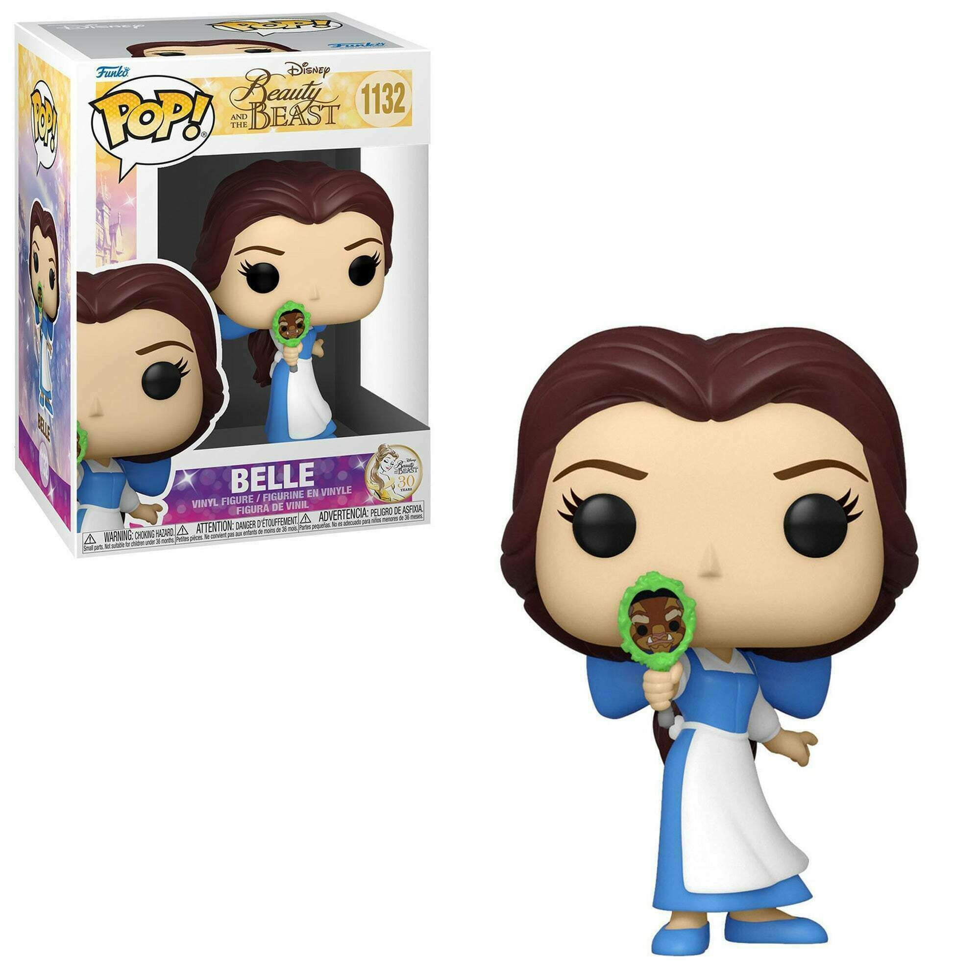 Pop! #1132 BELLE w/MIRROR Disney Beauty & the Beast R20220503-p6