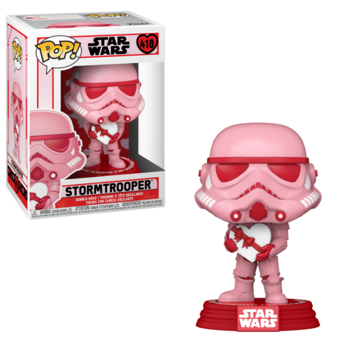 Pop! #418 STORMTROOPER STAR WARS VALENTINES PINK R20210316 PK3 (B/O 3)