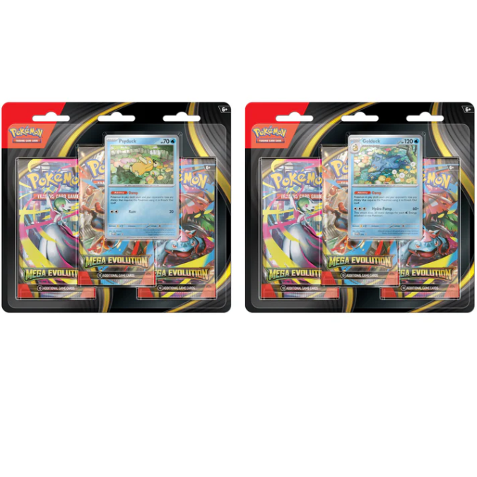 Pokemon MEGA EVOLUTIONS 3-pack Blister with promo Booster pack R20250926-12
