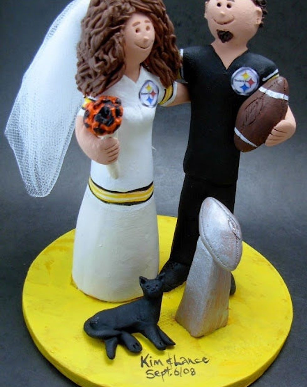 Thumbnail: Ohio State Football Wedding Cake Topper, Ohio State Wedding