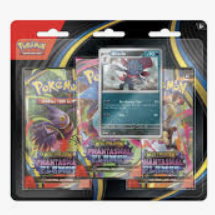 POKEMON ME02 PHANTASMAL FLAMES Mega Evolution 3- BOOSTER BLISTER PACK R202512
