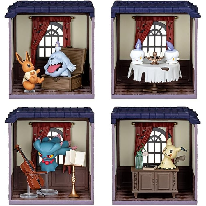 1 X Japan RE-MENT Re-ment Pokemon Midnight Mansion Vol.2 4pcs Complete Box MU202