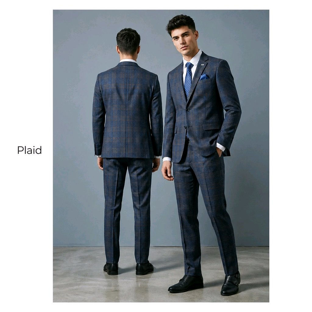 Navy Plaid