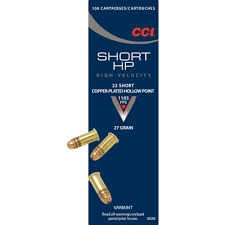 CCI 22LR 27GR SHORT HP 100PC