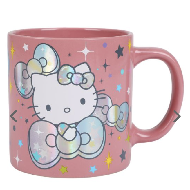 Hello Kitty Pink Mut Glitters Bioworld