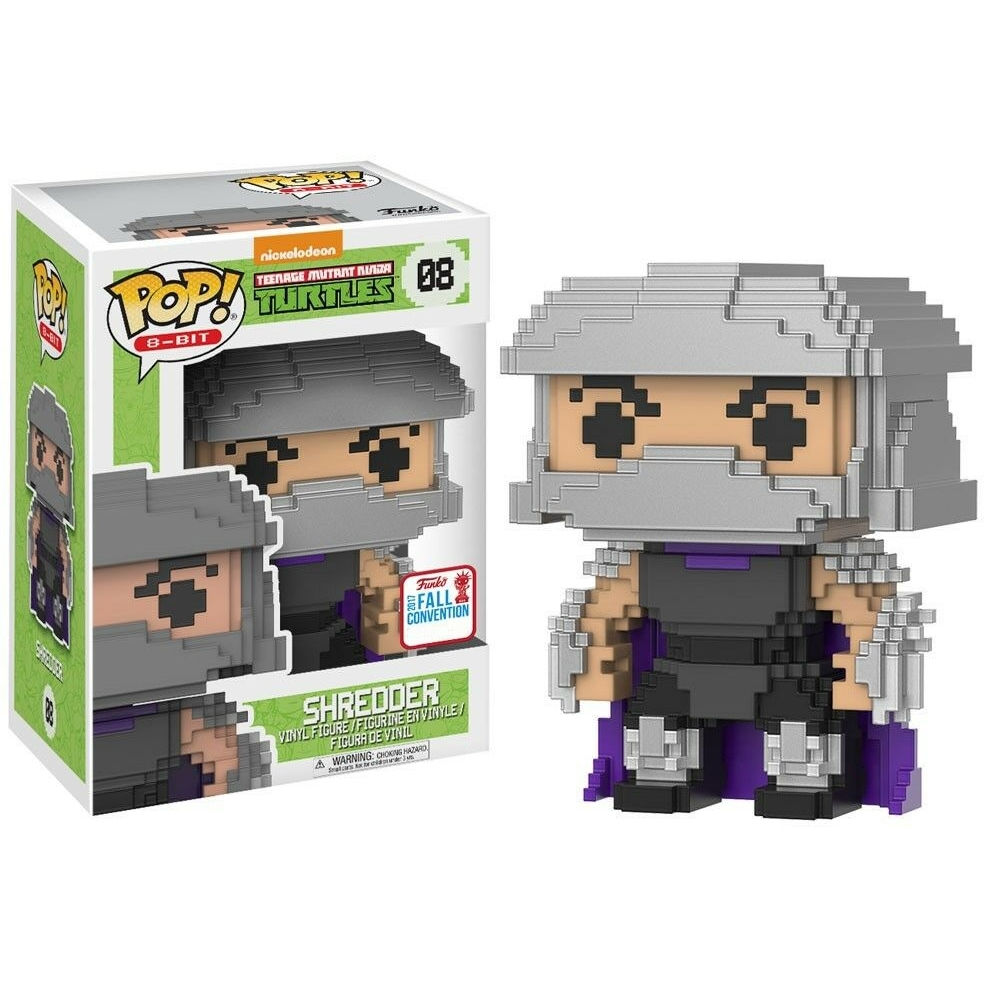 Exclusive Pop! #008 SHREDDER 8-BIT 2017 Fall Convention TMNT Ninja Turtles SAM20
