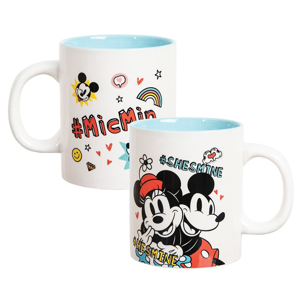 Disney MicMin Mickey & Minnie Ceramic Mug 16 oz Bioworld20220131 pk3-725