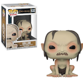 Pop! #532 GOLLUM LOTR lord of the ring PW20180323 ee20211015 PK25+5 ee202407 25+