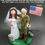 Thumbnail: Seattle Seahawks Groom Wedding Cake Topper, Phillies Bride B