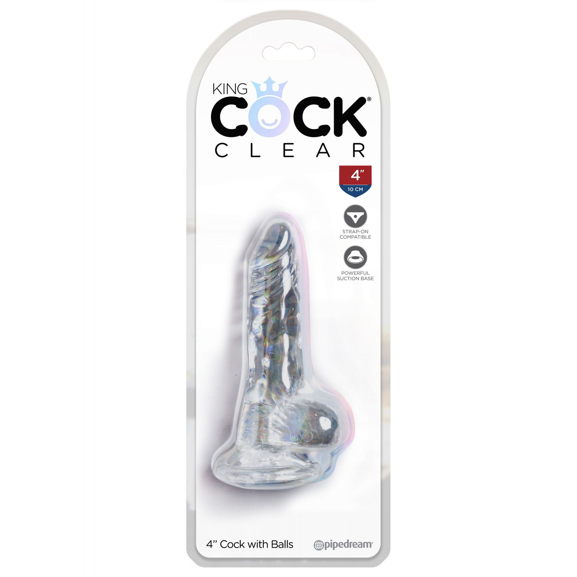 KING COCK CLEAR 4''