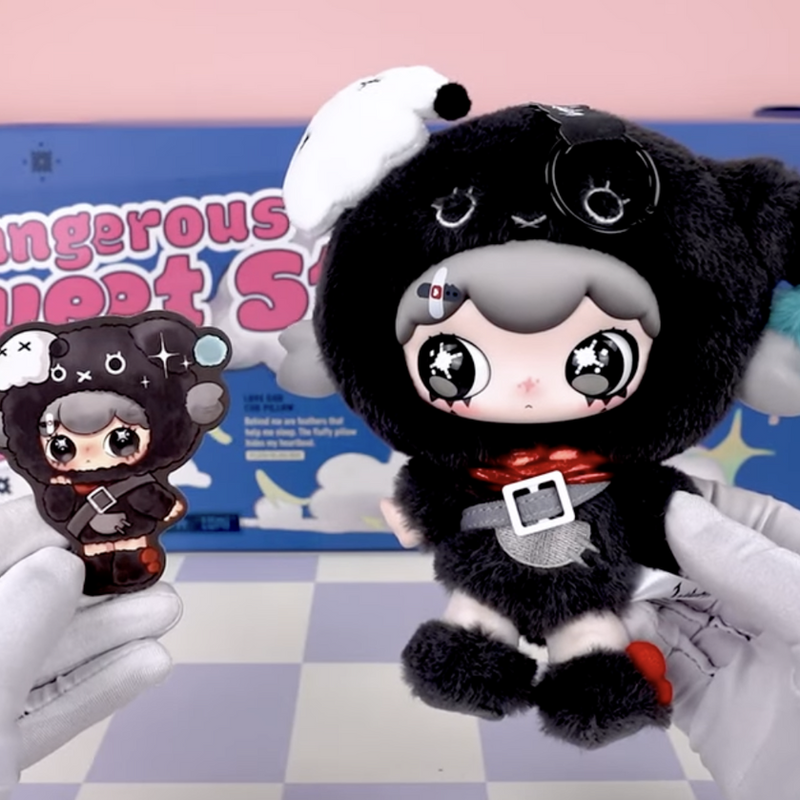 Miniature : Official Lulumi Dangerous Sweet Star Project Series Plush Pendant Keychain S2025