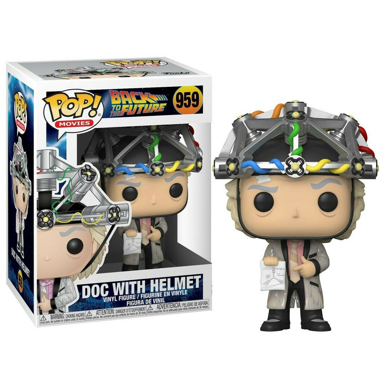 Pop! #959 BTTF DOC W/ HELMET BACK TO FUTURE R20200901 pk2