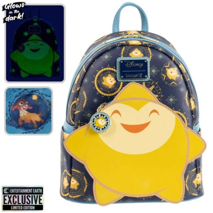 Exclusive Loungefly Disney WISH STAR Face backpack EE202311-2