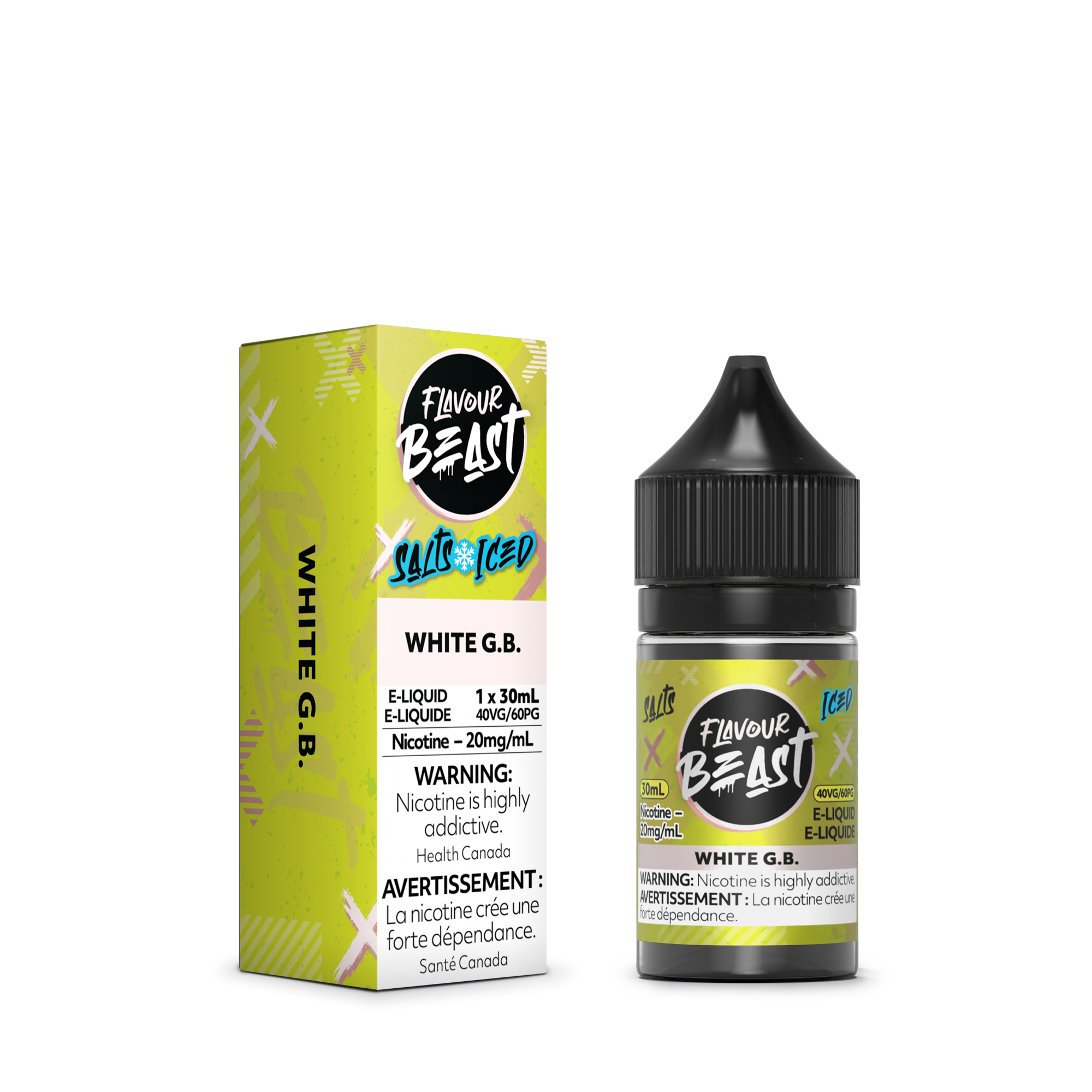 30ML NIC SALT - FLAVOURBEAST WHITE G.B 20MG