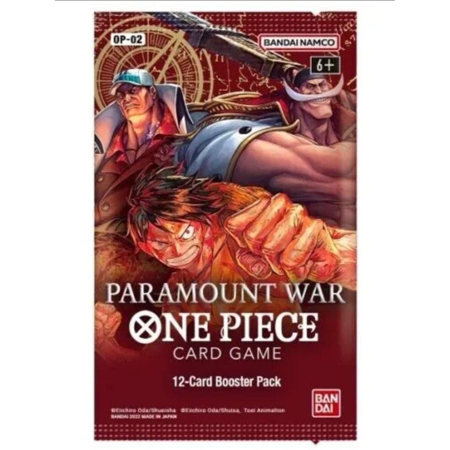 OP-02 ONE PIECE English Card PARAMOUNT WAR booster tcg Brown box OP-02