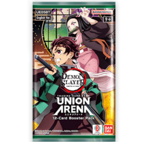 1 pack (12-card) Demon Slayer Booster card Bandai Union Arena TCG English