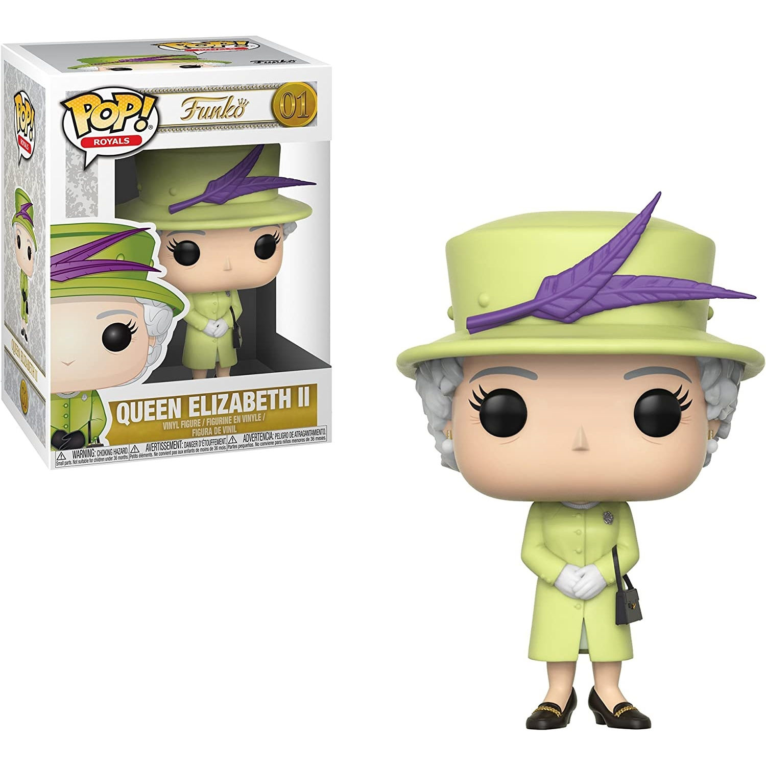 Pop! #001 QUEEN ELIZABETH II Green ROYALS EE20230124-6