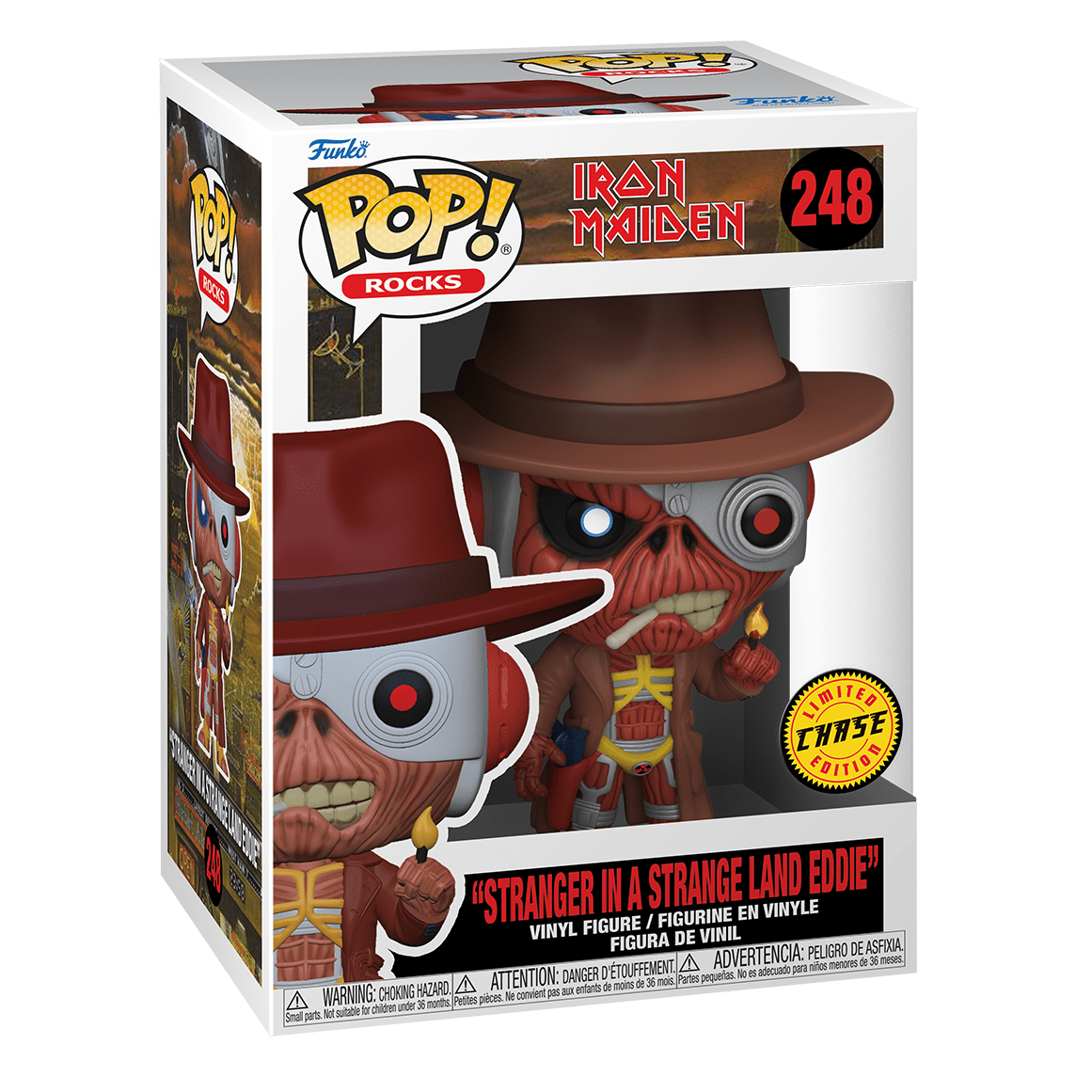 CHASE Pop! #248 Iron Maiden Stranger in a Strange Land Eddie Music Rocks R202205