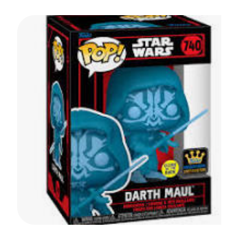 Exclusive Pop! #740 Glows in Dark DARTH MAUL EE20241220-18