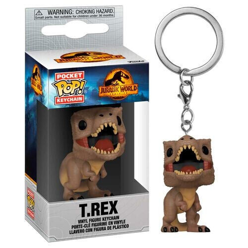 Pop! T REX Jurassic World Dinosaur Keychain R20220620 pk12 pk12
