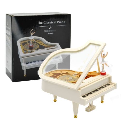 Reg $22 Music Box Grand Piano white w/ballerina (amazon $17.99 free ship)