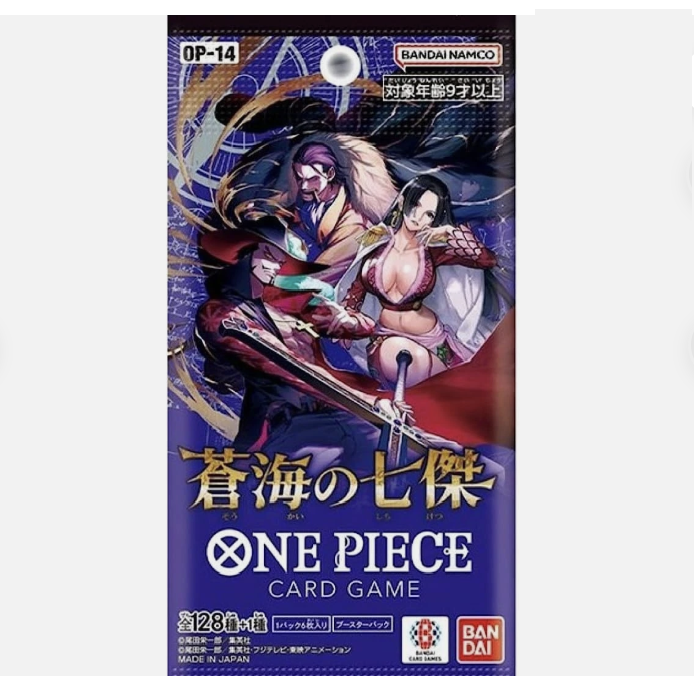 OP-14 Japanese Booster Pack TCG One Piece The Seven Heroes Of The Blue Sea