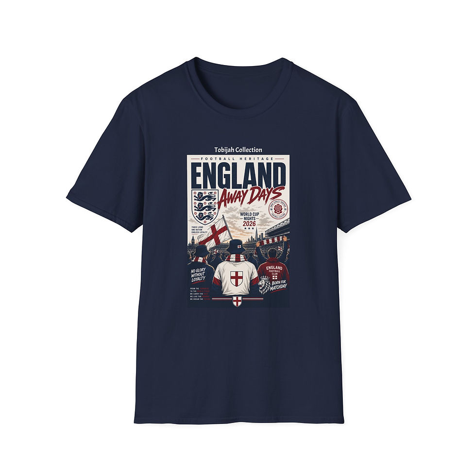 Thumbnail: England Away Days T-Shirt — Vintage Football World Cup 2026 Tee