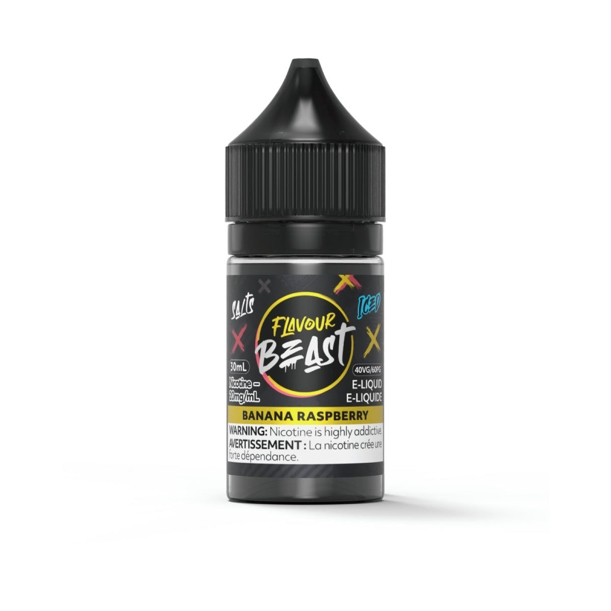 30ML SALT NIC  - FLAVOURBEAST BANANA RASPBERRY 20MG