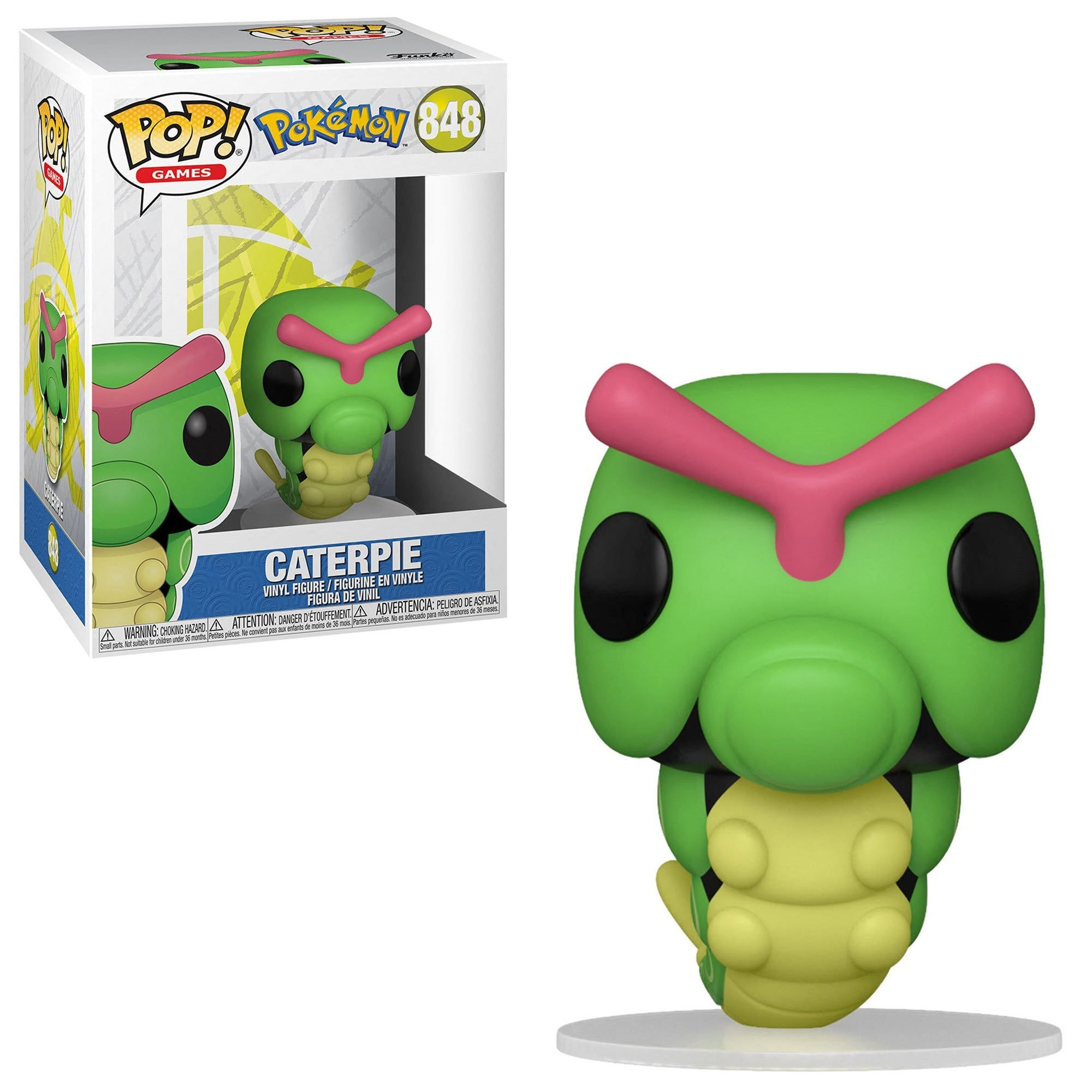 Pop #848 CATERPIE Pokemon R20211218 pk6 R221025-6
