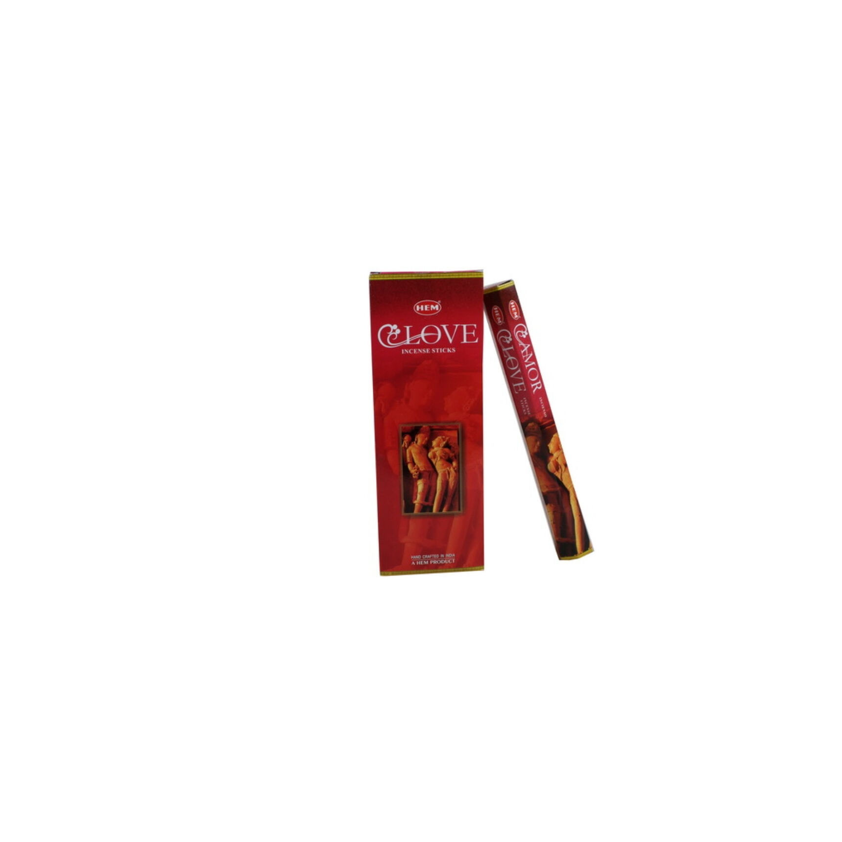 Box of 6 x LOVE India INCENSE 20 sticks HEM