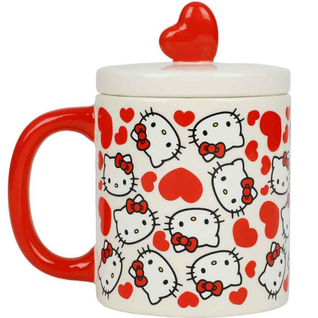 Mug cœur Hello Kitty Sanrio avec boîte