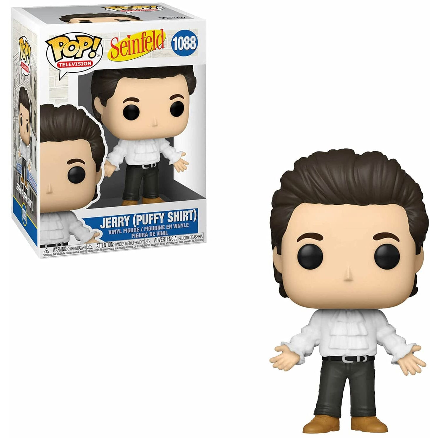 Funko Pop! TELEVISION - Seinfeld Jerry (Puffy Shirt) 1088