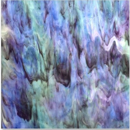 MIX Sky Blue, Dark Purple, White Iridized AG 103IR