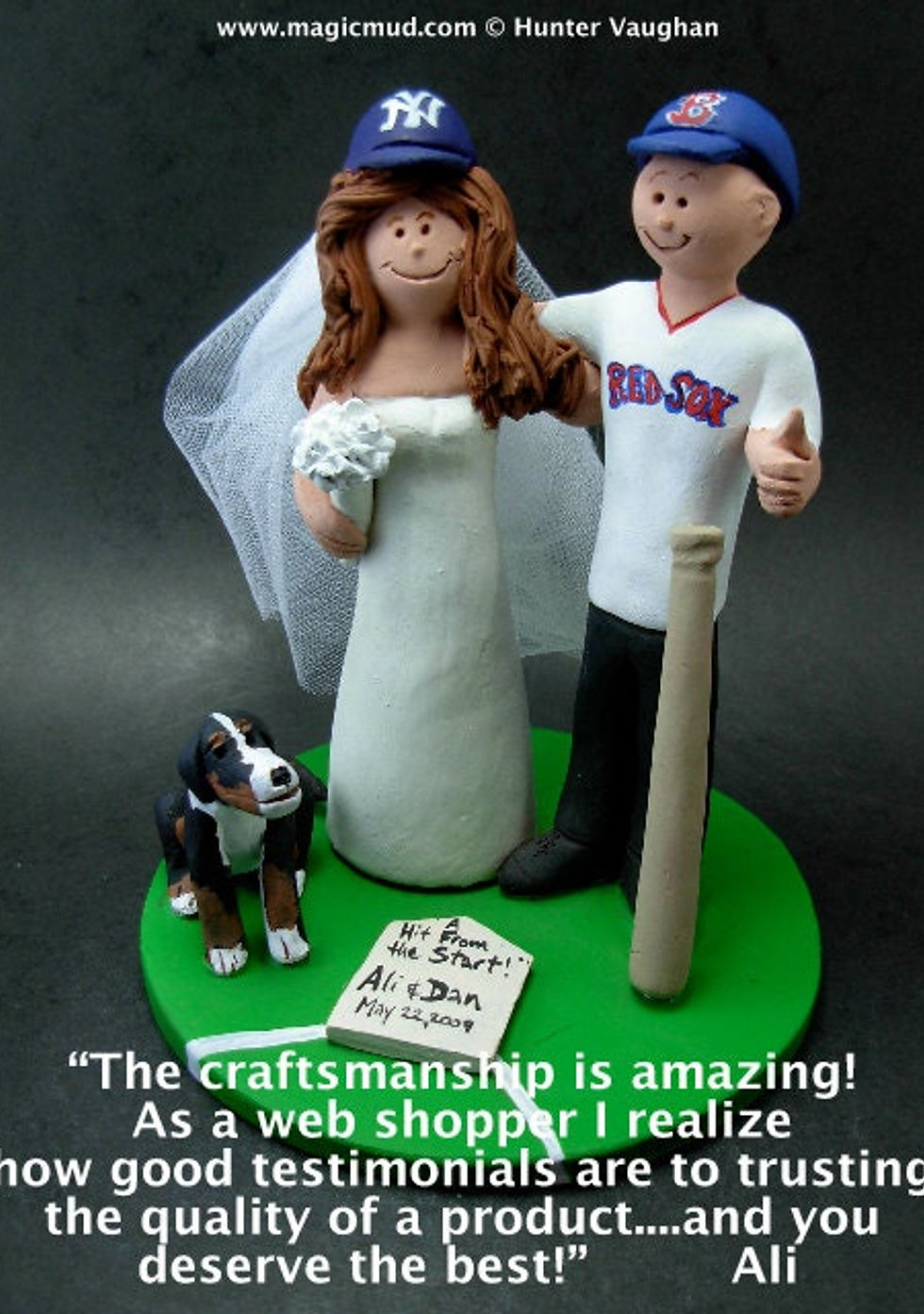 Thumbnail: Beer and Hot Dogs Wedding Cake Topper,Phillies Wedding Cake