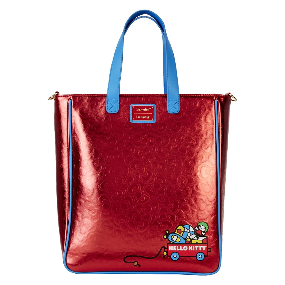 Thumbnail: LOUNGEFLY Samrio Hello Red Large Tote Bag R202404-2