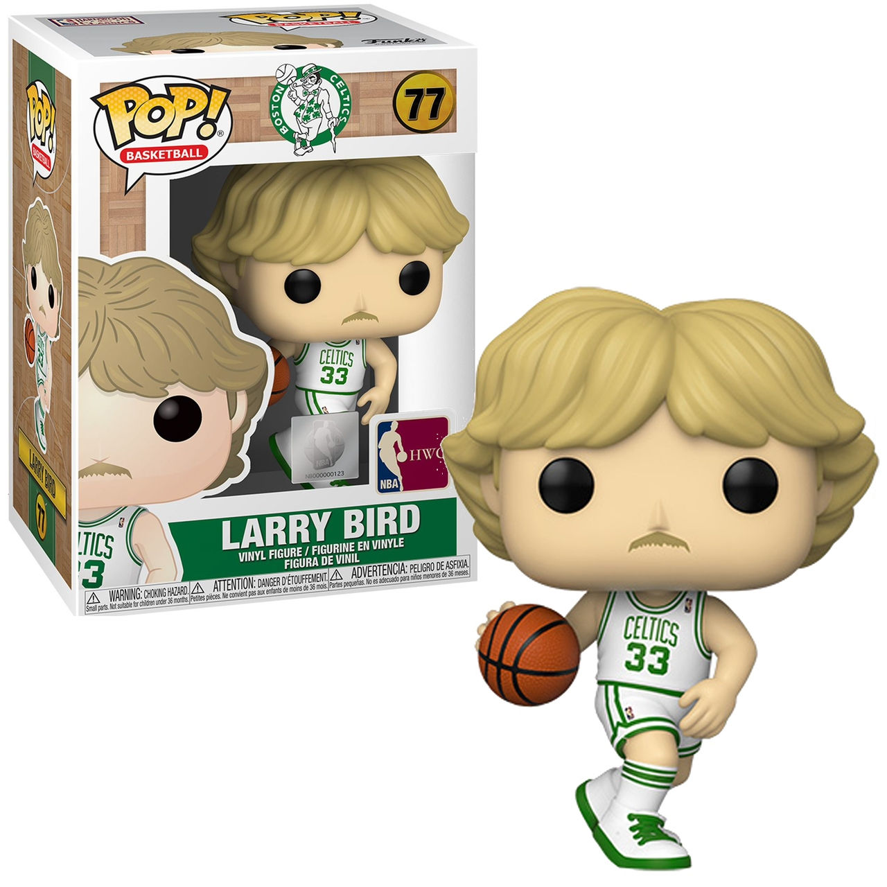 Pop! #077 LARRY BIRD 33 NBA Legend Basketball Sport EE202408-6
