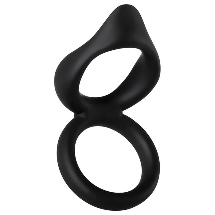 Thumbnail: ADAM & EVE SILICONE DUAL RING CLIT TICKLER