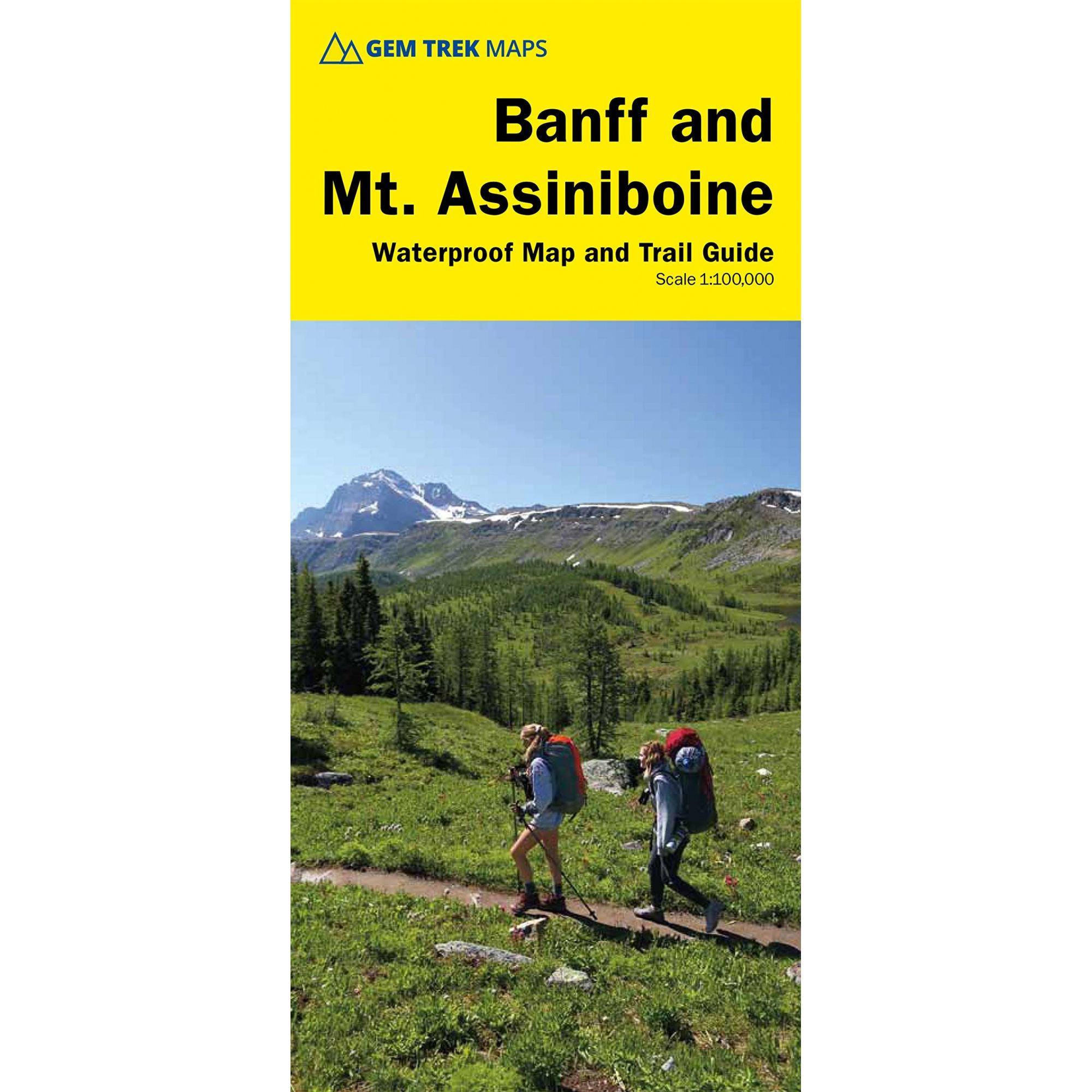 GEM TREK MAPS BANFF AND MT ASSINIBOINE