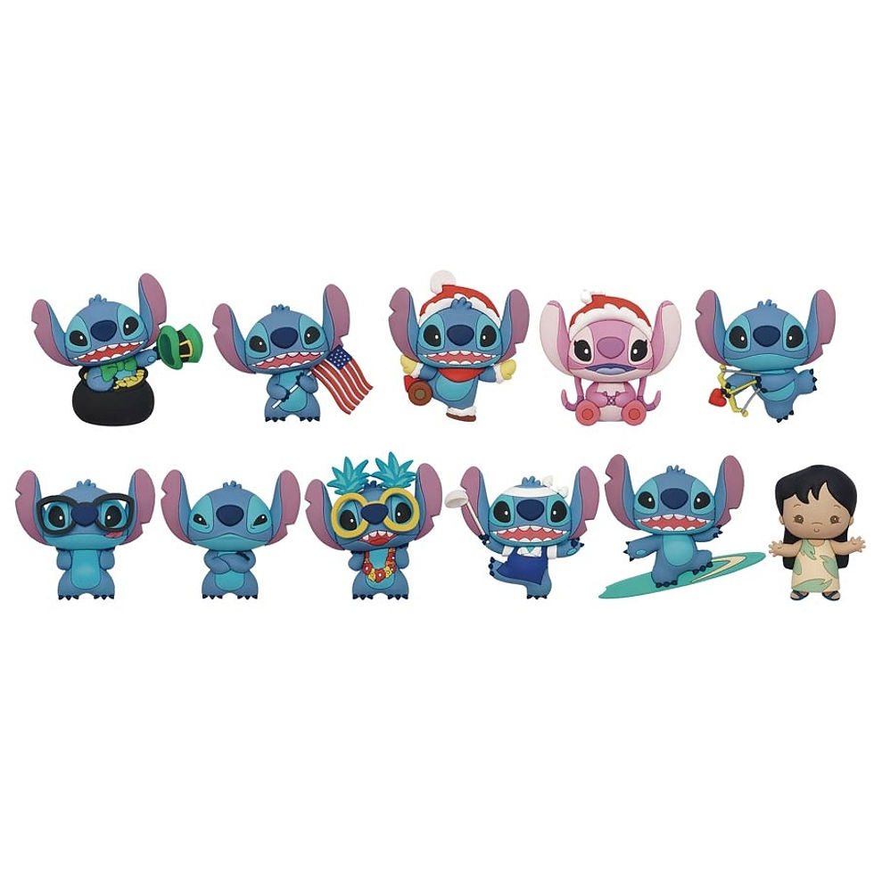 Miniature : STITCH Blind Bag 3D Rubber Figural Bag Clip Keychain