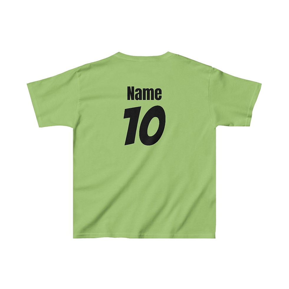Thumbnail: Personalized Euro & Olympic Games-inspired football jersey tees for kids