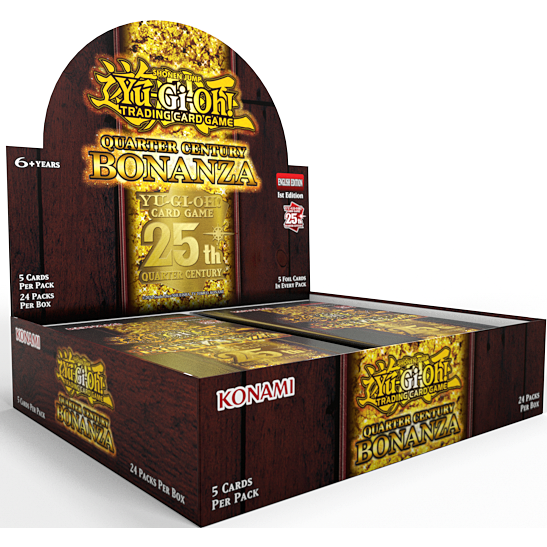 YUGIOH - QUARTER CENTURY BONANZA BOOSTER BOX (1ST EDITION)