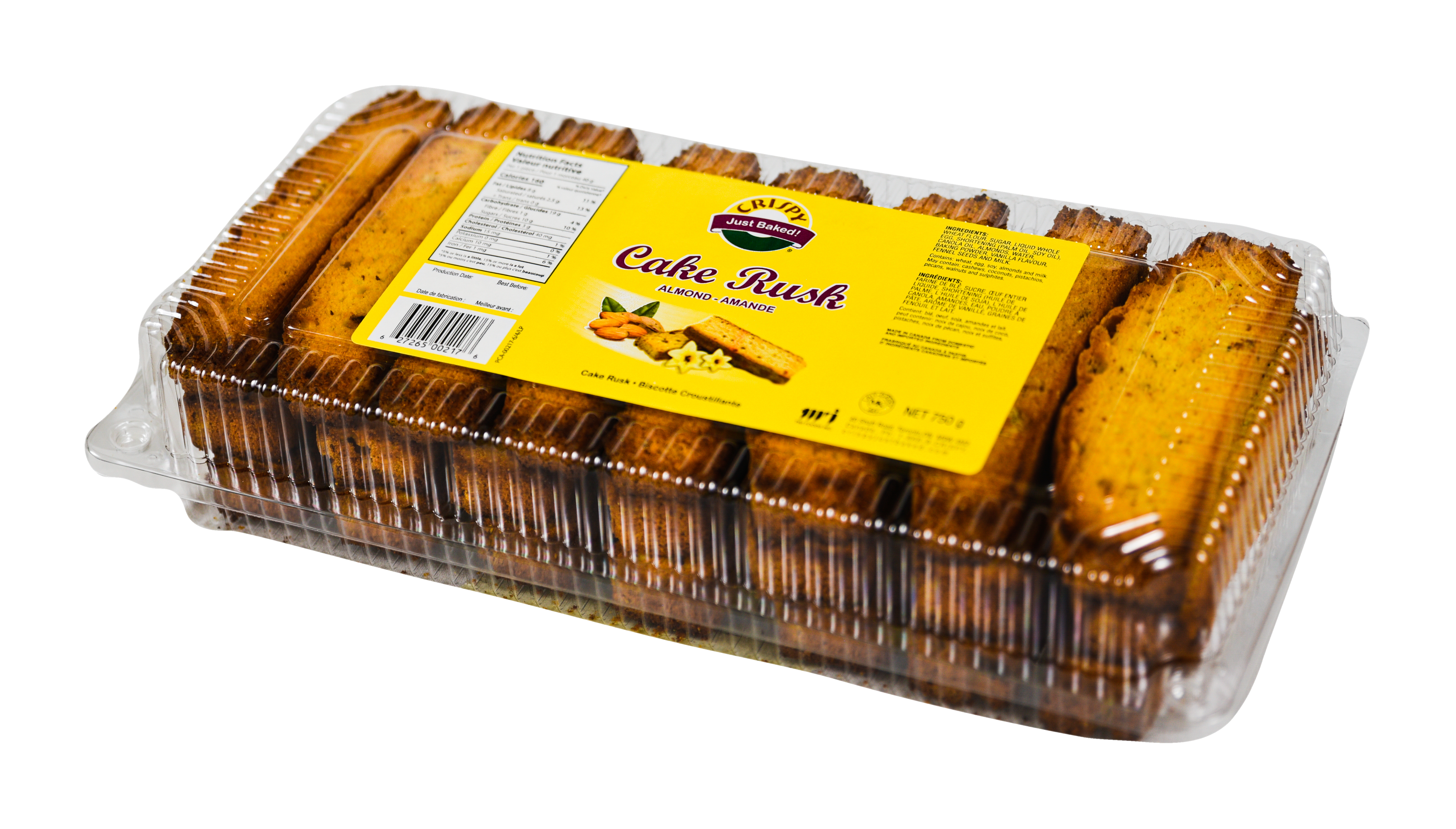 Crispy Almond Cake Rusk 750g