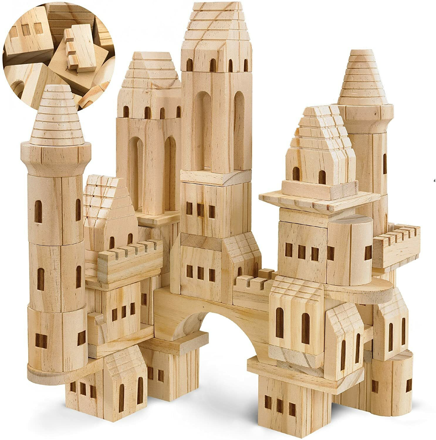 75 Pieces Castle Blocks