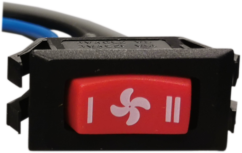 RED ROCKER SWITCH - 2-SPEED | Redman Distributing