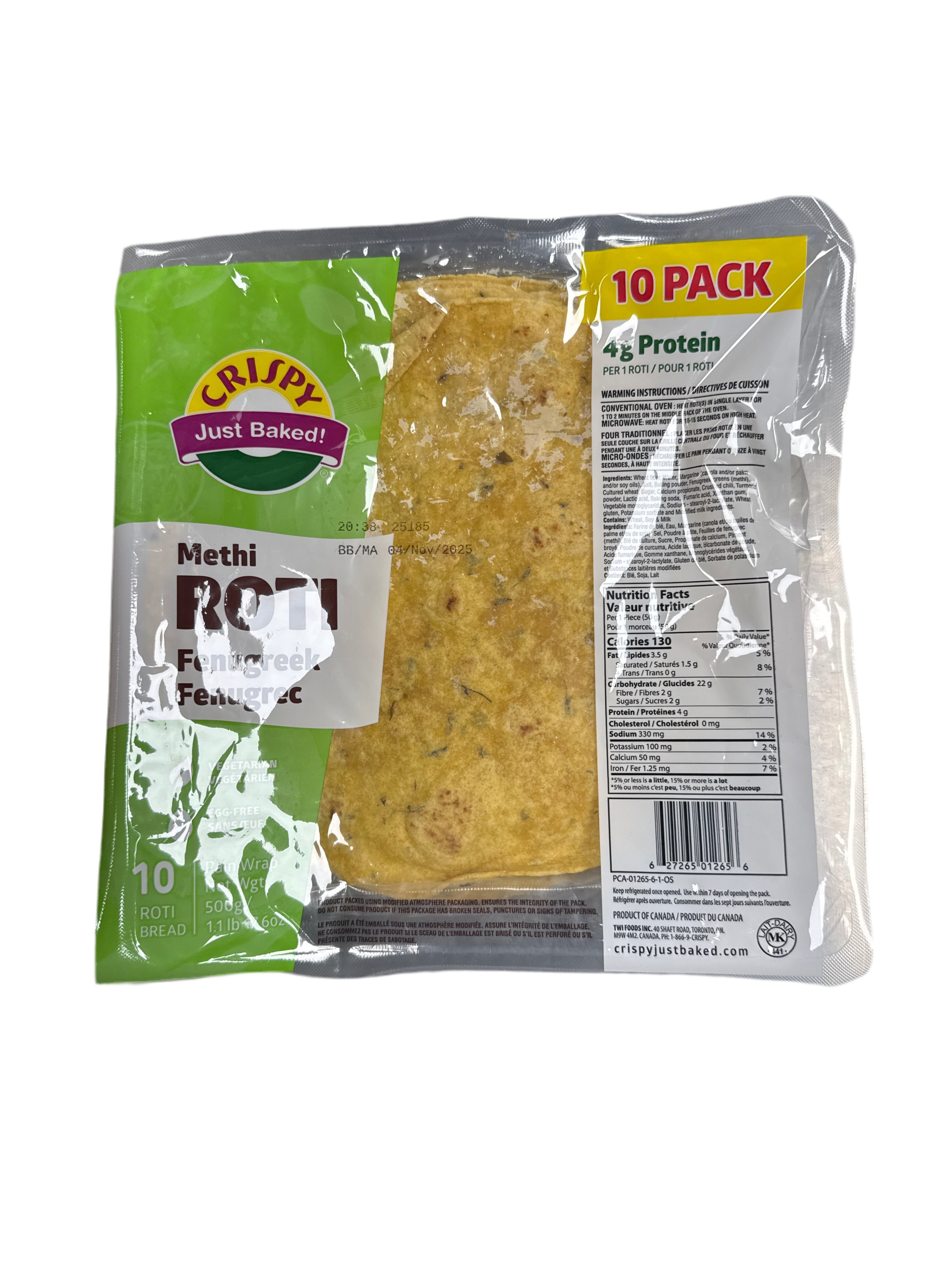 Crispy Methi Roti