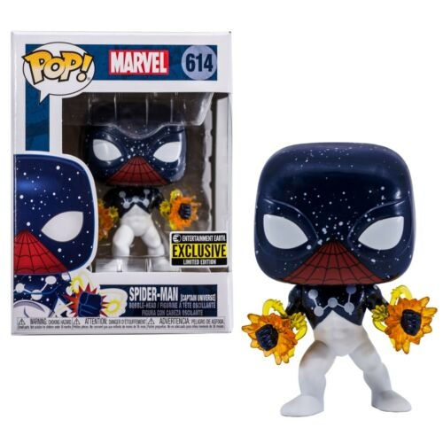 EXCLUSIVE Pop! #614 SPIDER MAN CAPTAIN UNIVERSE Spiderman EE202109 pk6